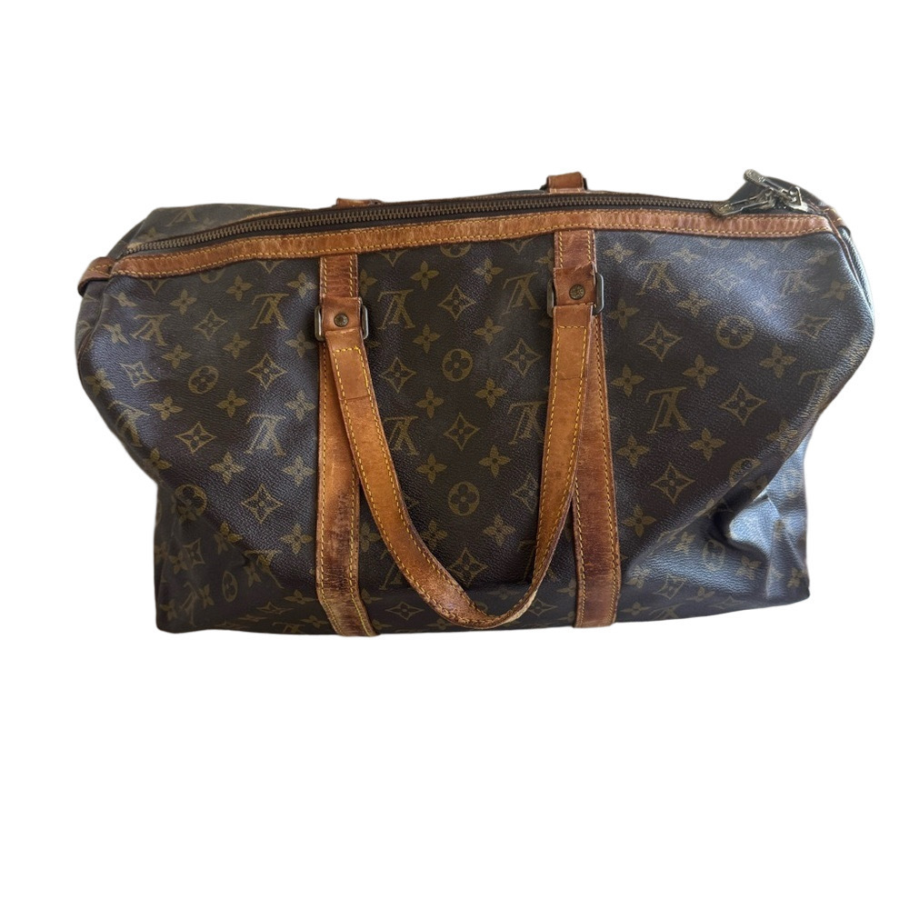 Louis Vuitton Brown Monogram Travel Bag